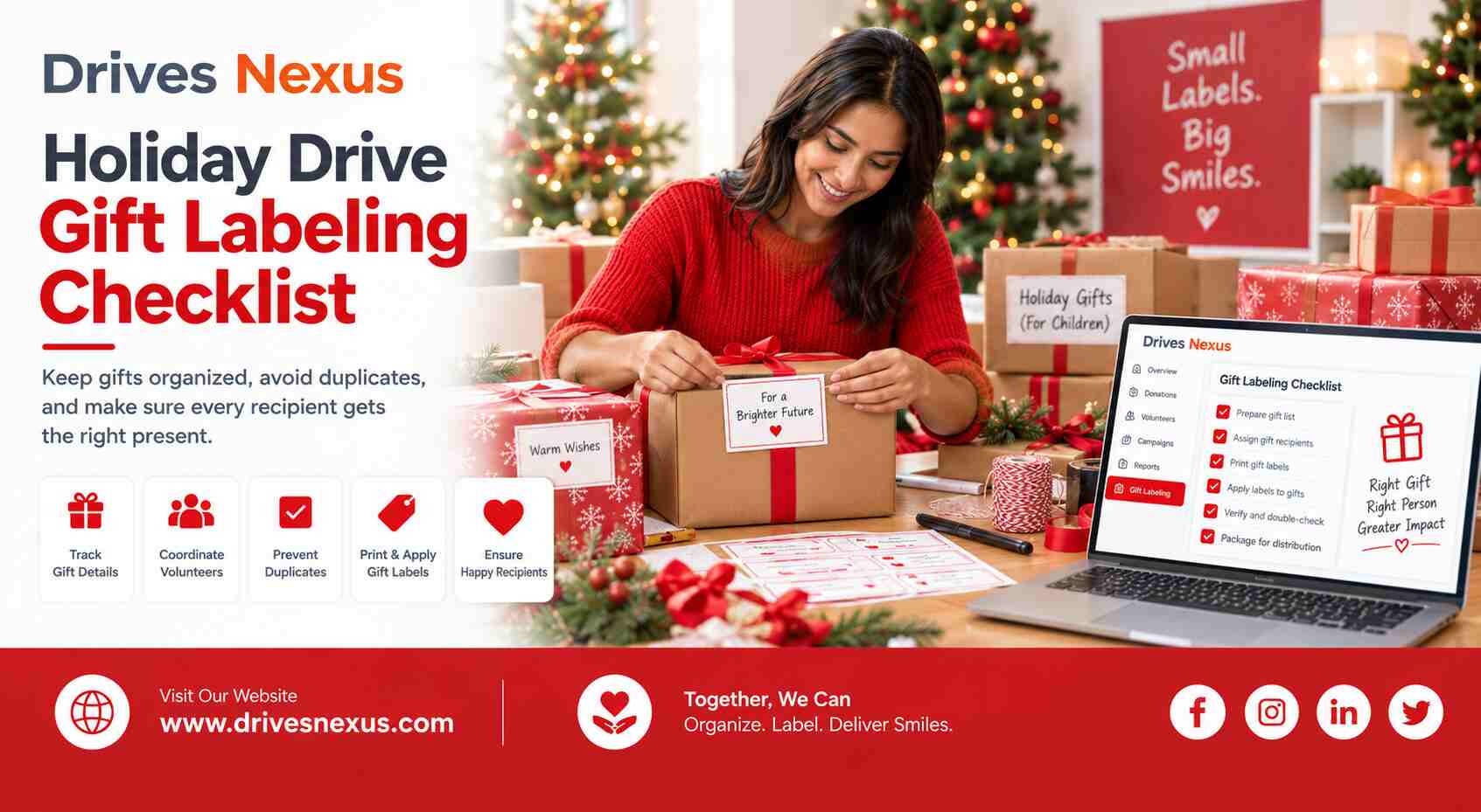 Holiday Gift Lebelling Checklist